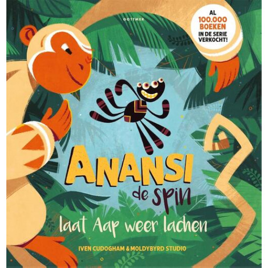 Anansi de spin laat Aap weer lachen