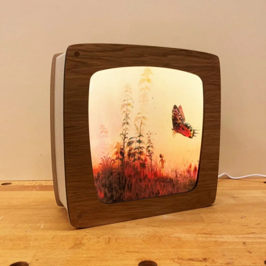 Plaat voor seizoenlamp - Butterfly