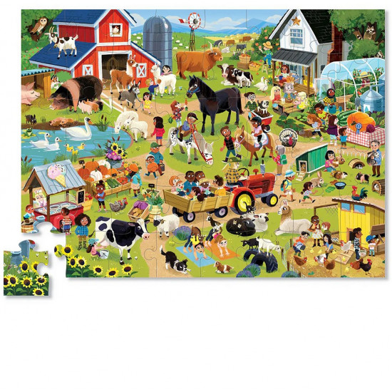 Puzzel - Day at the farm (48 stukjes)