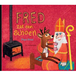 Fred zet een schoen