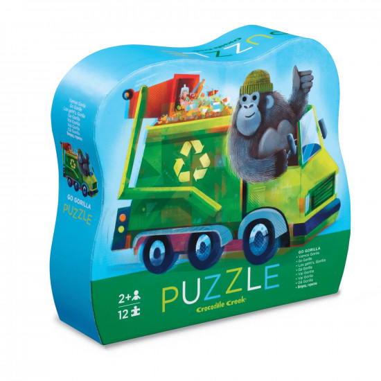 Puzzel - Go Gorilla (12 stukjes)