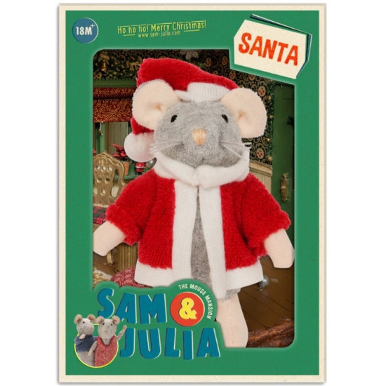 Muizenhuis - Santa knuffelmuis