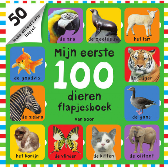 Mijn eerste 100 dieren flapjesboek