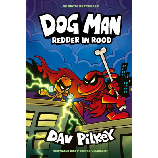 Dog Man 12 - Redder in rood