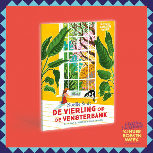 De vierling op de vensterbank